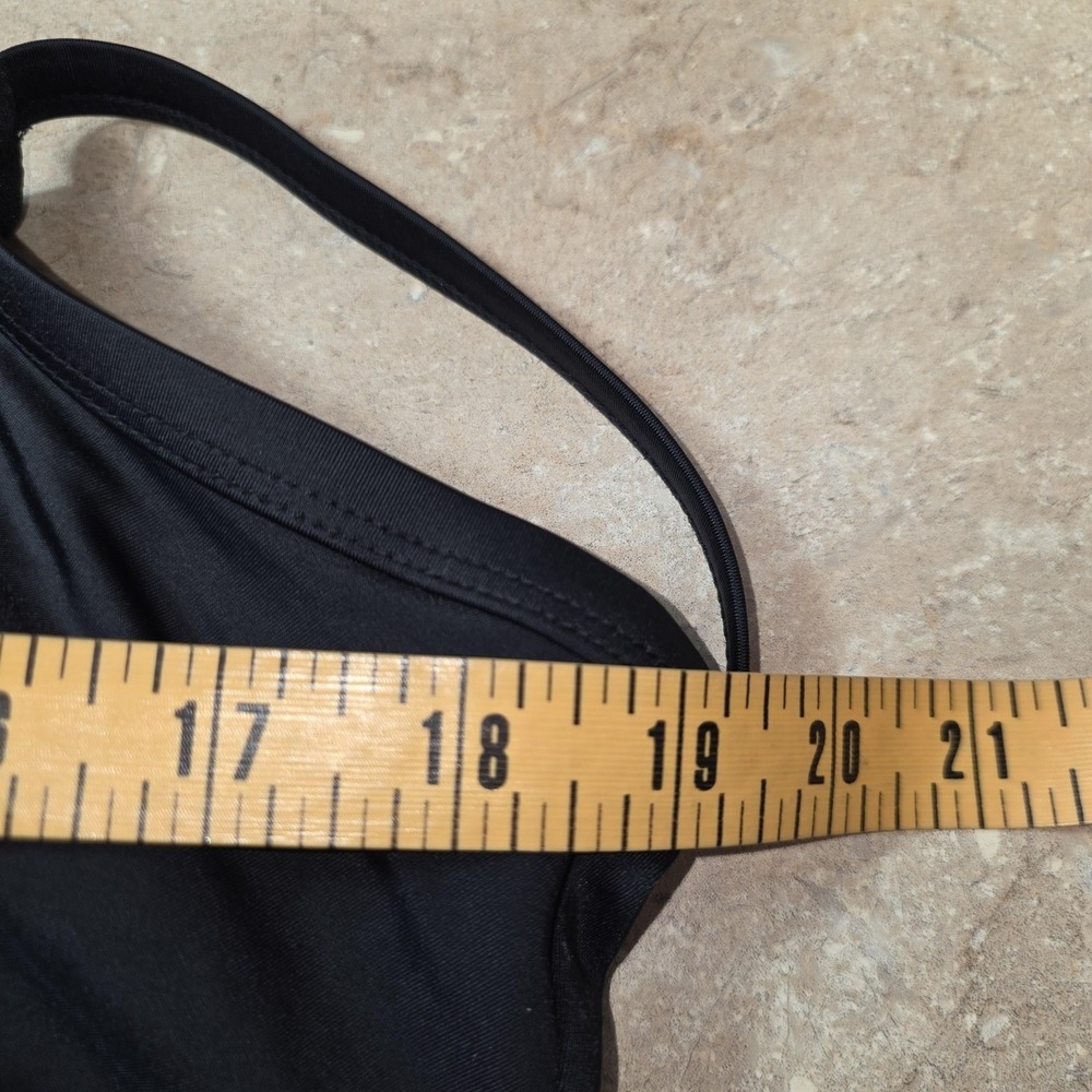 Embrace Your Curves Miracle Swimsuit 2X Black One Piece Wrap Front Shaping Plus - Picture 6 of 11